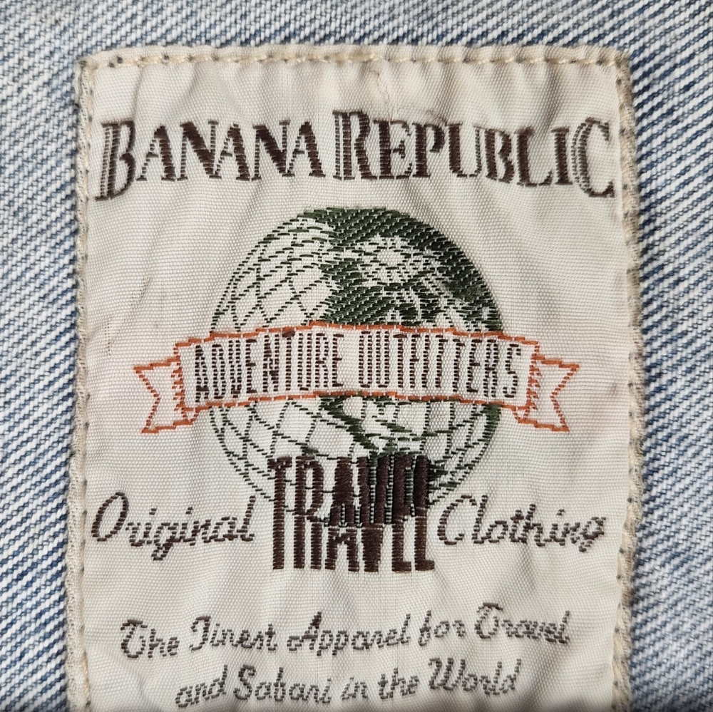 Vintage Banana Republic Denim Jacket XL - Picture 4 of 12